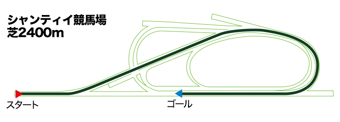 シャンティイ競馬場コース図