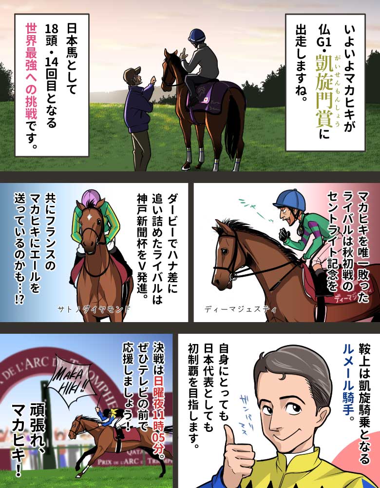 マンガ凱旋門賞